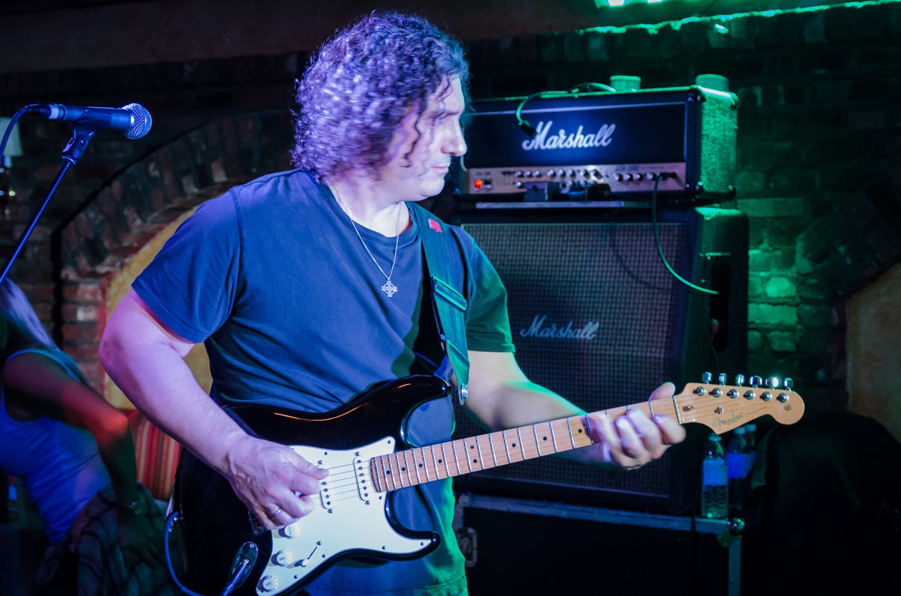 Martin James performing live